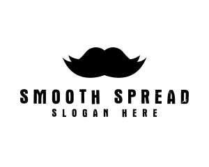 Mustache Hair Barber logo design