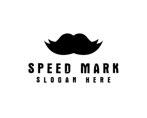 Mustache Hair Barber logo design