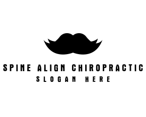 Mustache Hair Barber logo design