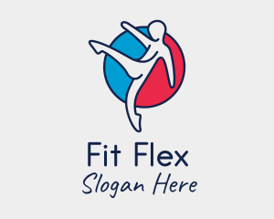 Fitness - Kick Fitness Karate logo design