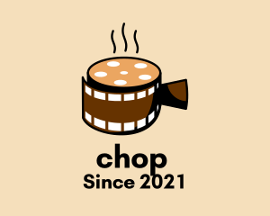 Espresso - Hot Coffee Cinema logo design