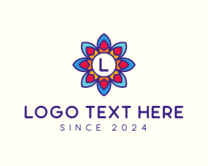 Floral - Colorful Flower Petals logo design