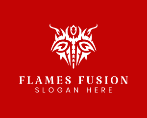 Flames - Fire Tattoo Artist logo design