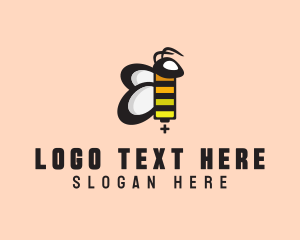 Battery - Bumble Bee Charging logo design