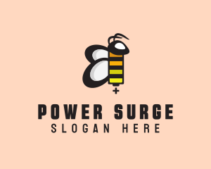 Charge - Bumble Bee Charging logo design