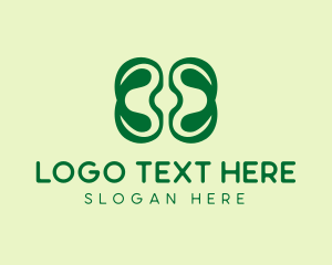 Eco Friendly - Abstract Plant Seeds logo design