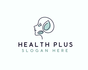 Leaf Eco Mental Health logo design