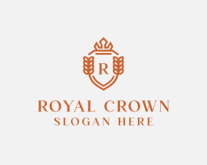 Crown Shield Academy logo design