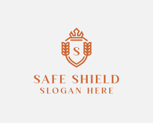 Crown Shield Academy logo design