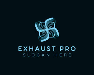 Exhaust - Fan Wind Exhaust logo design