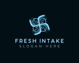 Intake - Fan Wind Exhaust logo design