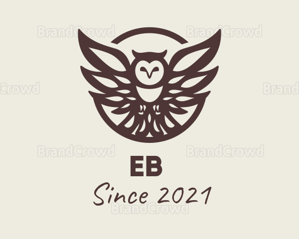 Wild Owl Bird Logo