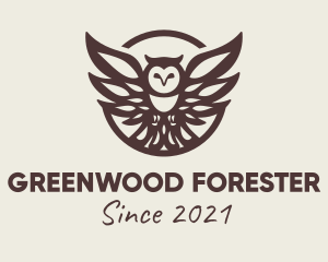 Wild Owl Bird logo design