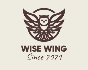 Wild Owl Bird logo design