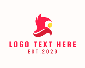Tropical Bird - Wild Parrot Bird logo design