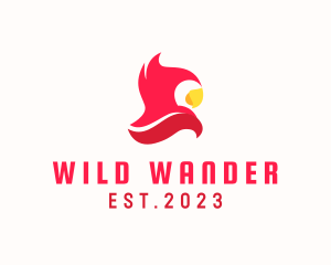 Wild Parrot Bird logo design