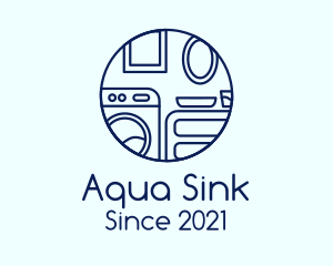 Sink - Home Appliance Interior logo design