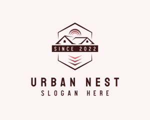 Apartment - Residential Apartment House logo design