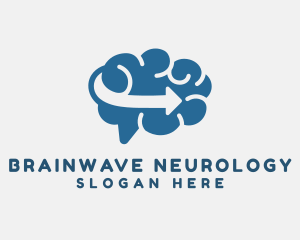 Neurology - Arrow Brain Neurology logo design