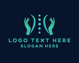 Therapy - Spine Massage Therapy logo design