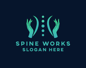 Spine - Spine Massage Therapy logo design