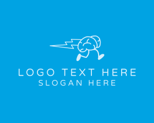 Organ - Lightning Fast Brain logo design