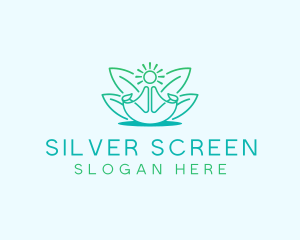 Wellness Yoga Meditation Logo