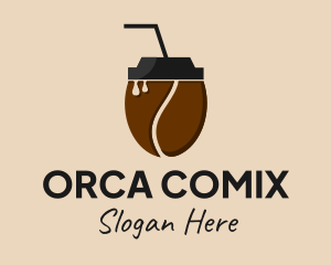 Organic Coffee Drink  Logo