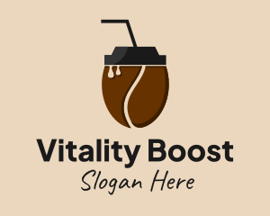 Organic Coffee Drink  Logo