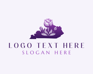 American Dogwood - Kentucky Tulip Flower logo design