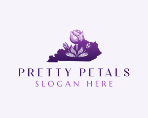 Kentucky Tulip Flower logo design