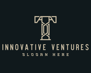 Entrepreneur - Engineering Letter T logo design