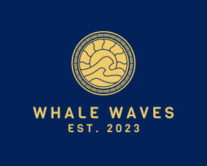 Surf Wave Summer logo design