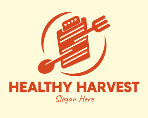 Nutrition - Meal Plan Clipboard logo design