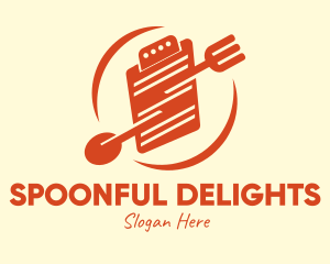 Meal Plan Clipboard logo design