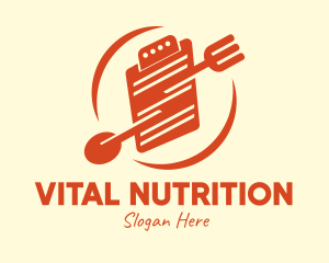 Meal Plan Clipboard logo design