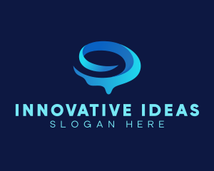 Concept - Swirl Brain Neurologist logo design