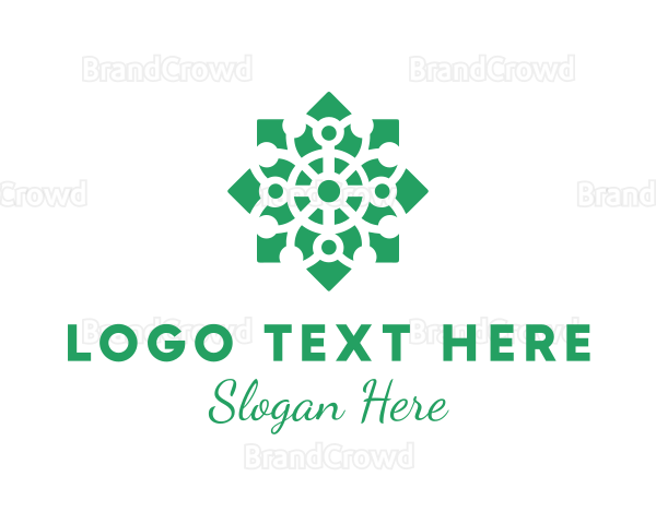 Garden Floral Pattern Logo