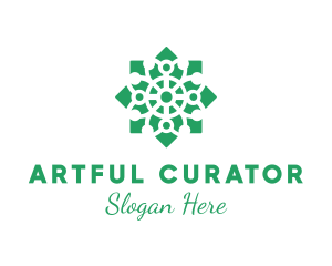 Garden Floral Pattern  logo design