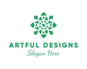 Garden Floral Pattern  logo design