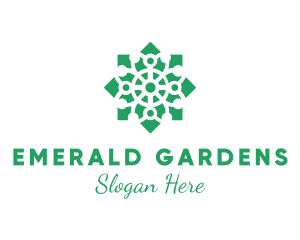 Garden Floral Pattern  logo design