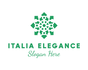 Garden Floral Pattern  logo design