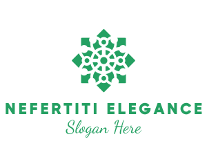 Garden Floral Pattern  logo design