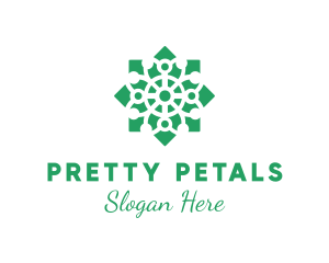 Garden Floral Pattern  logo design