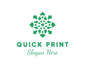 Garden Floral Pattern  logo design