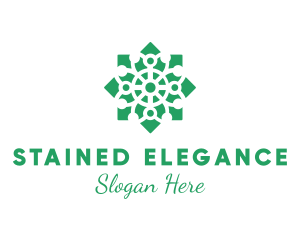 Garden Floral Pattern  logo design