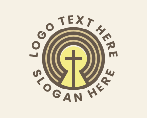 Religion - Biblical Cross Parish logo design