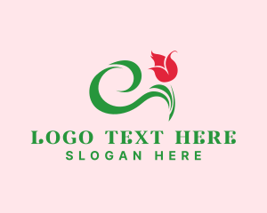 Flower Farm - Tulip Flower Shop logo design