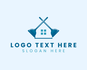Window - Plunger Plumbing House logo design