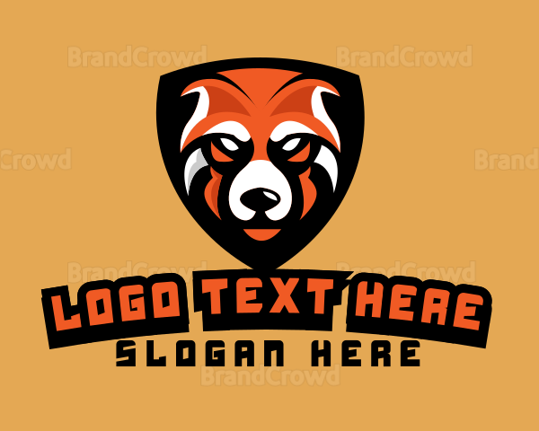 Bear Mascot Gaming Animal Shield Logo